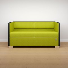 Двомісний диван LOUNGE Тканина 2 Оливковий