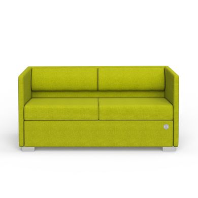 Двухместный диван LOUNGE Ткань 2 Оливковый