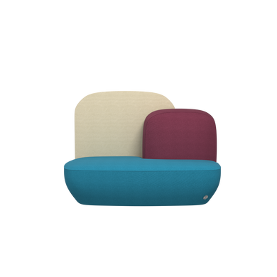 Двухместный диван PLATO Ткань