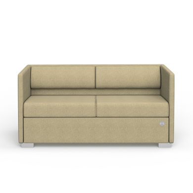 Двомісний диван LOUNGE Тканина 2 Кремовий