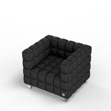 Мягкое кресло NEXUS Экокожа 1 Черный