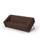 Тримісний диван PLANE Тканина 3 Шоколадний