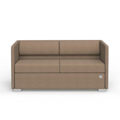 Двухместный диван LOUNGE Ткань 2 Карамельный