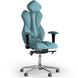 Ергономічне офісне крісло та стілець з ортопедичним ефектом для керівників, персоналу, школярів та дітей Крісло KULIK SYSTEM ROYAL Екошкіра з підголівником і дизайнерським швом Синій