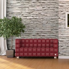 Двухместный диван NEXUS Экокожа 2 Красный