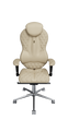 Ергономічне офісне крісло та стілець з ортопедичним ефектом для керівників, персоналу, школярів та дітей Крісло KULIK SYSTEM GRAND Тканина з підголівником і дизайнерським швом Сріблястий. Фото 3