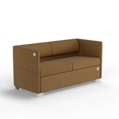 Двомісний диван LOUNGE Тканина 2 Бронзовий