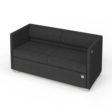 Двухместный диван LOUNGE Ткань 2 Серый