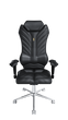 Ергономічне офісне крісло та стілець з ортопедичним ефектом для керівників, персоналу, школярів та дітей Крісло KULIK SYSTEM MONARCH Тканина з підголівником і дизайнерським швом Бронзовий. Фото 3