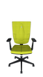 Ергономічне офісне крісло та стілець з ортопедичним ефектом для керівників, персоналу, школярів та дітей Крісло KULIK SYSTEM SPACE Тканина без підголівника і дизайнерського шва Кремовий. Фото 3