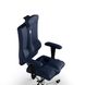 Эргономическое офисное кресло и стул с ортопедическим эффектом для руководителей, персонала, школьников и детей Кресло KULIK SYSTEM ELEGANCE Экокожа с подголовником без дизайнерского шва Темно-синий. Фото 2