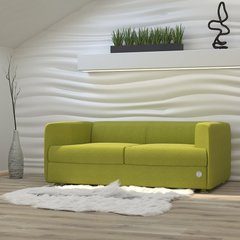 Трехместный диван POLIEDRO Ткань 3 Оливковый