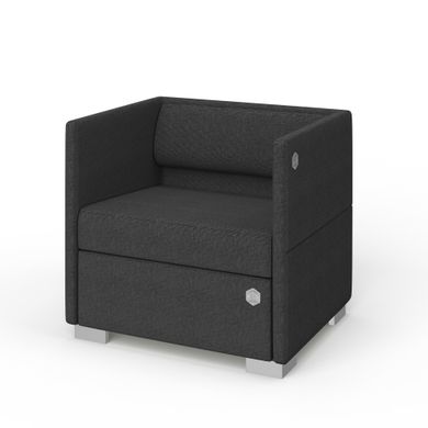Мягкое кресло LOUNGE Ткань 1 Серый